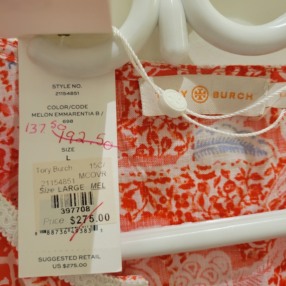 Tory Burch Melon Emmarentia Dress - Picture 4 of 4